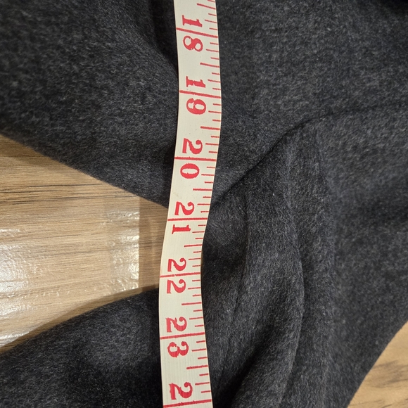 NWT - Betsey Johnson Charcoal Pea Coat with Satin Floral Lining - Picture 4 of 8